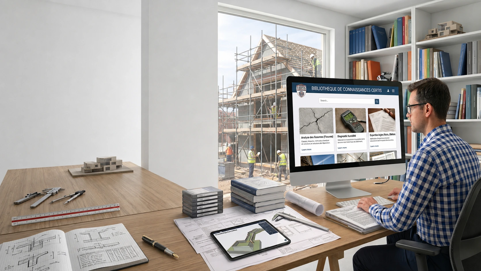 Bibliothèque d'expertises CERTIS – base de connaissances en expertise bâtiment