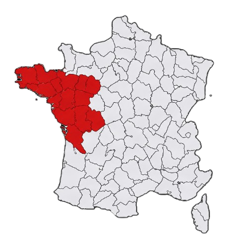 Zone d'intervention CERTIS en France