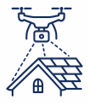 Inspection toiture par drone